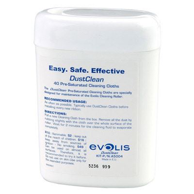 Evolis Cleaning Wipes Dispenser - Qty. 40